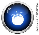 tomatoes icon. glossy button...