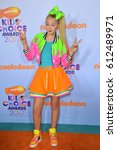 Small photo of LOS ANGELES, CA. March 11, 2017: Actress Jojo Siwa at the Nickelodeon 2017 Kids' Choice Awards at the USC's Galen Centre, Los Angeles