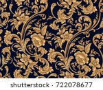seamless pattern of decorative... | Shutterstock .eps vector #722078677