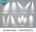 vector spotlight set. bright... | Shutterstock .eps vector #1424505221