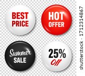 realistic badges with text.... | Shutterstock .eps vector #1712314867