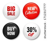realistic badges with text.... | Shutterstock .eps vector #1712317777