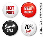 realistic badges with text.... | Shutterstock .eps vector #1712322994