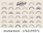 vintage sunburst collection.... | Shutterstock .eps vector #1762195571