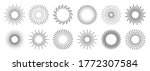 vintage sunburst collection.... | Shutterstock .eps vector #1772307584