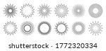 vintage sunburst collection.... | Shutterstock .eps vector #1772320334