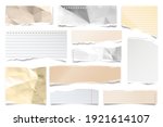 colorful ripped paper strips... | Shutterstock .eps vector #1921614107