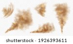 realistic dust clouds. road... | Shutterstock .eps vector #1926393611