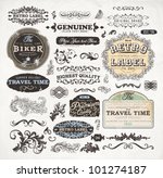 retro label style collection  ... | Shutterstock .eps vector #101274187