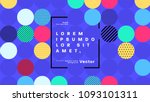 geometric abstract background... | Shutterstock .eps vector #1093101311