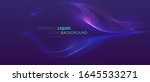 glowing particles liquid... | Shutterstock .eps vector #1645533271