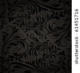 seamless damask wallpaper | Shutterstock .eps vector #61451716