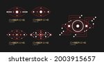 eye scanner logo .technologies... | Shutterstock .eps vector #2003915657