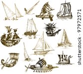 Collection Of Ships Of All...