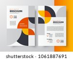 flyer brochure design template... | Shutterstock .eps vector #1061887691