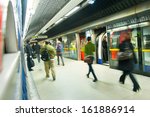 Blur Passenger In London Tube...