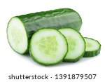 Ripe Cucumber Isolated On White ...