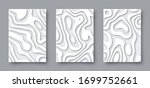 set of vector abstract 3d... | Shutterstock .eps vector #1699752661