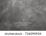 vector gray concrete texture.... | Shutterstock .eps vector #726090934