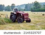 Old Red Tractor In The Field...