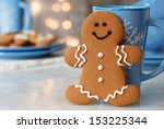 Smiling Gingerbread Man...
