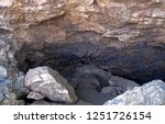 Blackened Roof Of A Cave...