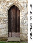 Small door for entry into the Church of Saint Mary