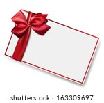 Gift Card With Ribbon And Satin ...