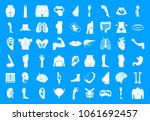 human body icon set. simple set ... | Shutterstock .eps vector #1061692457