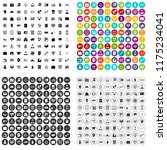 100 financial resources icons... | Shutterstock . vector #1175234041