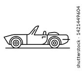 cabriolet icon. outline...