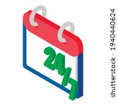 availability calendar icon.... | Shutterstock .eps vector #1940440624