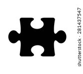 Jigsaw Puzzle Piece Flat Vector ...