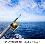 Boat Fishing Rods Over A...