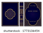 classical book cover and spine... | Shutterstock .eps vector #1773136454