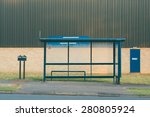 Bus Stop In England 
