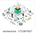 promotional overview of the... | Shutterstock .eps vector #1712897827