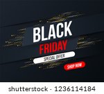 abstract black friday banner... | Shutterstock .eps vector #1236114184
