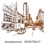 New York 5th Ave Sketch