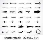 arrows. vector design elements... | Shutterstock .eps vector #225067414