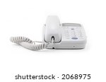 white telephone with white... | Shutterstock . vector #2068975
