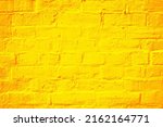 Abstract Yellow Orange Brick...