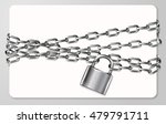 the gray metal chain and... | Shutterstock .eps vector #479791711