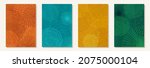 creative minimalist abstract... | Shutterstock .eps vector #2075000104