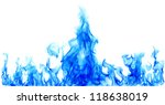 Blue Flames Of Fire Free Stock Photo - Public Domain Pictures