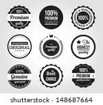 retro vintage badges and labels | Shutterstock .eps vector #148687664