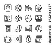 money line icons set. modern... | Shutterstock .eps vector #1922466137
