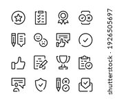 customer satisfaction icons.... | Shutterstock .eps vector #1926505697