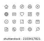 ui line icons. user interface.... | Shutterstock .eps vector #2103417821