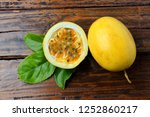 Yellow Passion Fruit With...